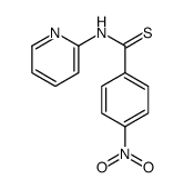 4-nitro-N-pyridin-2-ylbenzenecarbothioamide Structure