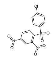 (4-chloro-phenyl)-(2,4-dinitro-phenyl)-sulfone结构式