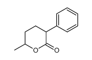 6-methyl-3-phenyltetrahydro-2H-pyran-2-one Structure