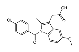 2-[1-(4-chlorobenzoyl)-5-methoxy-2-methylindol-3-yl]acetic acid Structure