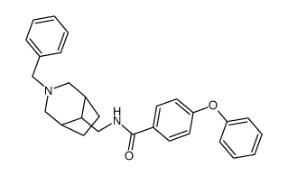 N-[(3-Benzyl-3-azabicyclo[3.2.1]oct-8-yl)methyl]-4-phenoxybenzamide Structure