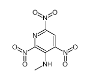 N-methyl-2,4,6-trinitropyridin-3-amine Structure