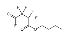 pentyl 2,2,3,3,4-pentafluoro-4-oxobutanoate结构式