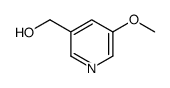 (5-Methoxy-3-pyridinyl)methanol结构式