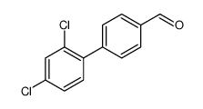 [1,1'-Biphenyl]-4-carboxaldehyde, 2',4'-dichloro结构式