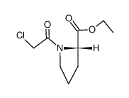 N-chloroacetyl-L-proline ethyl ester Structure