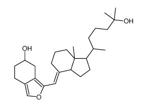 3-[(E)-[1-(6-hydroxy-6-methylheptan-2-yl)-7a-methyl-2,3,3a,5,6,7-hexahydro-1H-inden-4-ylidene]methyl]-4,5,6,7-tetrahydro-2-benzofuran-5-ol Structure