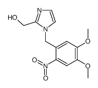 (1-(4,5-dimethoxy-2-nitrobenzyl)-1H-imidazol-2-yl)methanol Structure