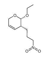 (2S,3R)-2-Ethoxy-3-(3-nitro-propyl)-3,6-dihydro-2H-pyran Structure