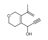 1-(3,6-dihydro-5-(prop-1-en-2-yl)-2H-pyran-4-yl)prop-2-yn-1-ol Structure