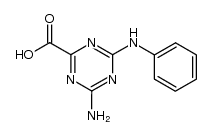 amino-anilino-[1,3,5]triazine-2-carboxylic acid Structure