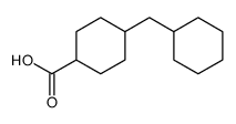 4-(cyclohexylmethyl)cyclohexane-1-carboxylic acid Structure