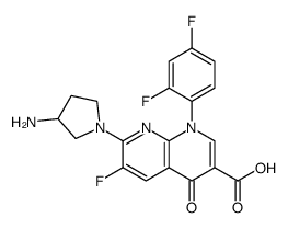 托氟沙星结构式