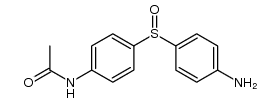 acetic acid-[4-(4-amino-benzenesulfinyl)-anilide] Structure