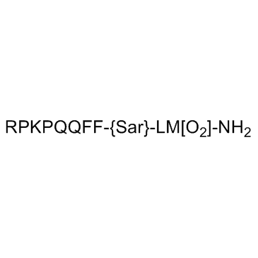 [Sar9,Met(O2)11]-Substance P TFA Structure