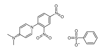 benzenesulfonate,1-(2,4-dinitrophenyl)-N,N-dimethylpyridin-1-ium-4-amine Structure