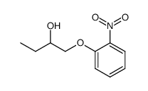 1-(o-nitrophenoxy)butan-2-ol Structure