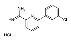 6-(3-chlorophenyl)pyridine-2-carboximidamide,hydrochloride Structure