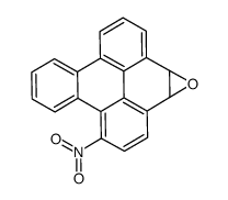 4,5-Epoxy-1-nitro-4,5-dihydrobenzo(e)pyrene结构式