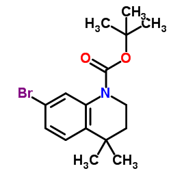 tert-butyl 7-bromo-4,4-dimethyl-3,4-dihydroquinoline-1(2H)-carboxylate Structure