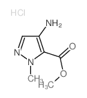 Methyl 4-amino-1-methyl-1H-pyrazole-5-carboxylate hydrochloride Structure