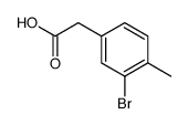 2-(3-溴-4-甲基苯基)乙酸结构式