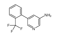 5-(2-(trifluoromethyl)phenyl)pyridin-3-amine Structure