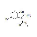 Methyl 2-Amino-5-bromo-1H-indole-3-carboxylate Structure