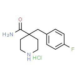 4-(4-FLUORO-BENZYL)-PIPERIDINE-4-CARBOXYLIC ACID AMIDE HYDROCHLORIDE picture