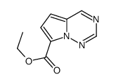 ethyl pyrrolo[2,1-f][1,2,4]triazine-7-carboxylate Structure