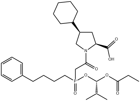 福辛普利杂质D结构式