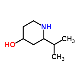 2-Isopropyl-4-piperidinol Structure