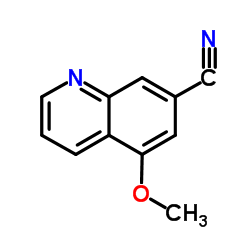 5-Methoxyquinoline-7-Carbonitrile structure