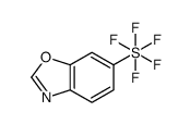 6-(Pentafluorosulfanyl)benzooxazole structure