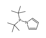 ditert-butyl(pyrrol-1-yl)phosphane结构式