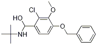 (4-(benzyloxy)-2-chloro-3-Methoxyphenyl)(tert-butylaMino)Methanol结构式