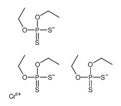 chromium(6+),diethoxy(disulfido)phosphanium Structure