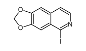 1-iodo-6,7-(methylenedioxy)isoquinoline结构式