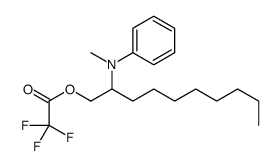 2-(N-methylanilino)decyl 2,2,2-trifluoroacetate Structure