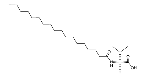 N-octadecanoyl-L-valine Structure