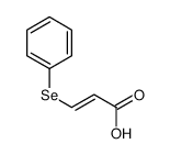 3-phenylselanylprop-2-enoic acid结构式