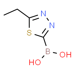 5-ETHYL-1,3,4-THIADIAZOL-2-YLBORONIC ACID structure