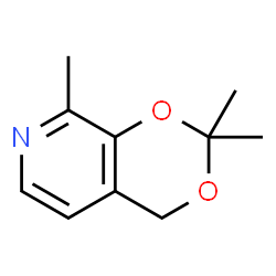 4H-1,3-Dioxino[4,5-c]pyridine,2,2,8-trimethyl-(9CI) structure