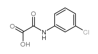 [(3-chlorophenyl)amino](oxo)acetic acid structure