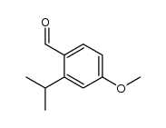 2-isopropyl-4-methoxybenzaldehyde结构式