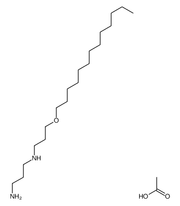 acetic acid,N'-(3-tridecoxypropyl)propane-1,3-diamine结构式