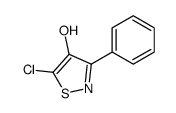 5-Chloro-3-phenylisothiazol-4-ol结构式