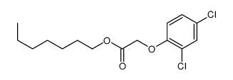 heptyl 2-(2,4-dichlorophenoxy)acetate Structure