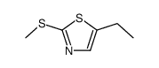 5-乙基-2-(甲基硫代)-噻唑结构式