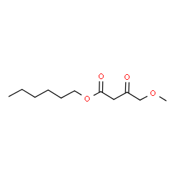 Butanoic acid, 4-methoxy-3-oxo-, hexyl ester结构式